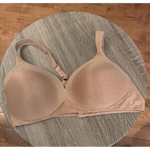 Olga 38C Beige Bra Lined No Wire
